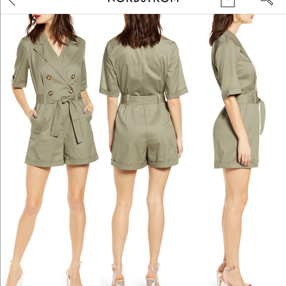 Leith Utility Belted Romper - worn once - size small